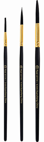 Lettering Brush Set, 3pc